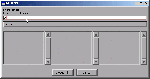 entering the symbol A